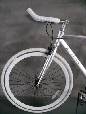 Lasco Crank Set Zilveren kleur Single Speed Bullbar Aluminium Alloy Frame Vintage Fixie Fixed Gear Bike Fiets