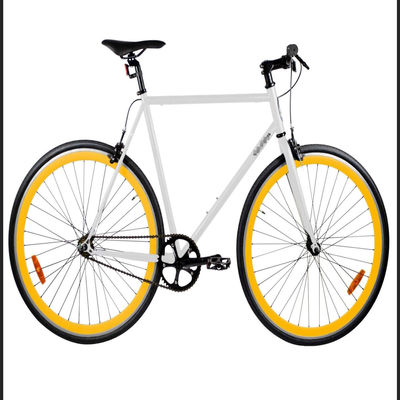 60cm staal frame Fixie Fixed Gear Bike Promax Double V Brake 700c Single Speed Track