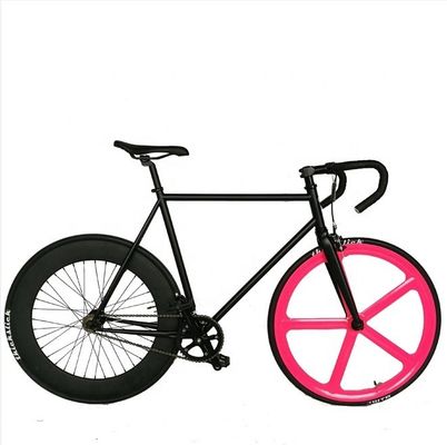 Hard Frame Fixed Gear Road Bike met Quando Hub Je perfecte metgezel op de weg