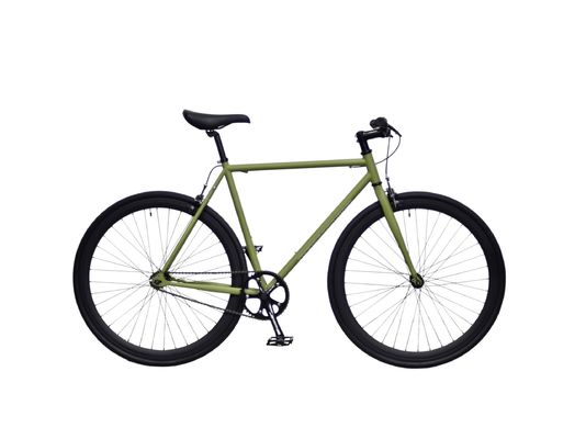 58cm 60cm Wit Frame Rode Rim 700c Single Speed Fixie Fixed Gear Bike Double V Brake