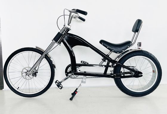 Bruto gewicht 38 kg 24 inch chopper fiets met een snelheid versnellingen en lange frame