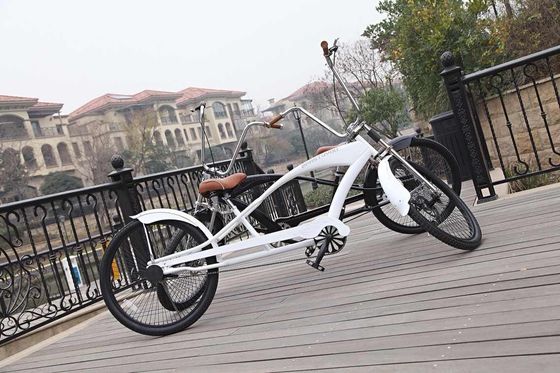 26&quot; Hi-Ten Steel Frame Volwassenen Beach Cruiser Chopper Bike 17KG Bruto Gewicht 3,0 banden