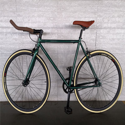 Double V Brake 700c Bullhorn Handle Bar Fixed Gear Bike voor volwassenen Retro Vintage Classic
