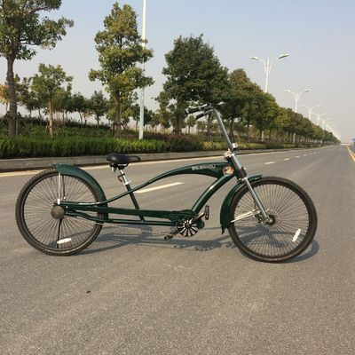26&quot; Hi-Ten Steel Frame Volwassenen Beach Cruiser Chopper Bike 17KG Bruto Gewicht 3,0 banden