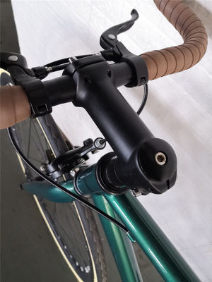 Double V Brake 700c Bullhorn Handle Bar Fixed Gear Bike voor volwassenen Retro Vintage Classic
