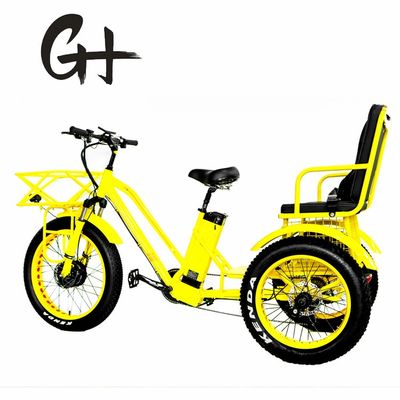 24&quot; elektrische Etrike driewieler met 750W motor en 21AH Lithiumbatterie 40KM/H Max Speed