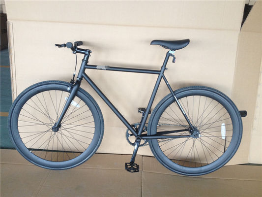 Custom Matt Black Fixie Bike Frame voor volwassenen 700C Single Speed Urban Fitness Cruiser