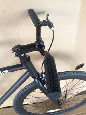 Custom Matt Black Fixie Bike Frame voor volwassenen 700C Single Speed Urban Fitness Cruiser