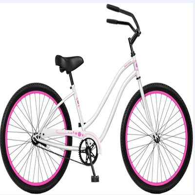 KMC Chain Zwart Kleur Urban Lady Single Speed Vrouwen Beach Cruiser Bike voor ontspannen ritten