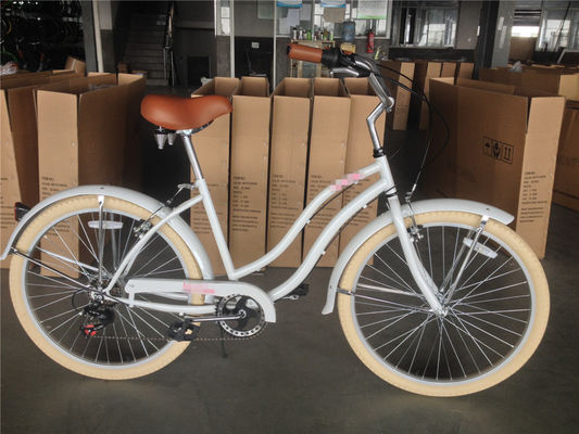 KMC Chain Zwart Kleur Urban Lady Single Speed Vrouwen Beach Cruiser Bike voor ontspannen ritten