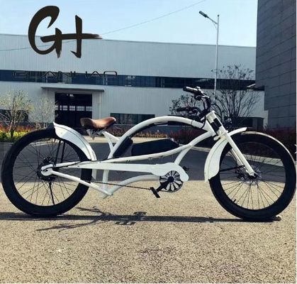 Mensen 24 inch 3.0 band 48V 17AH OEM/ODM 750W 28MPH Single Speed Bafang Motor Display Chopper Elektrische fiets