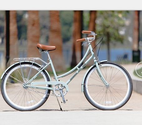 Vintage stadsfiets met 3 versnellingen en aluminium legering V rem bruto gewicht 16 kg