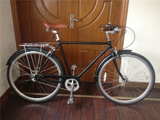 Vintage stadsfiets met 3 versnellingen en aluminium legering V rem bruto gewicht 16 kg
