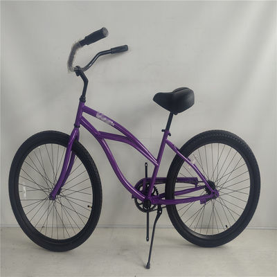 150 kg laadvermogen Vrouwen Cruiser Bike Single Speed Urban Lady Beach Bike 26 Inch