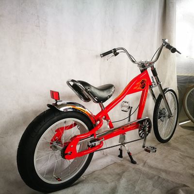 24&quot; V rem/ schijfrem 4.0 band single speed chopper fiets voor de Amerikaanse markt