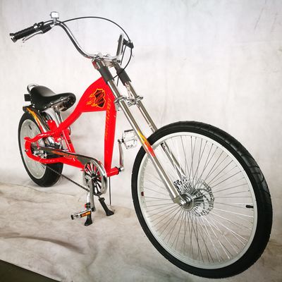 24&quot; V rem/ schijfrem 4.0 band single speed chopper fiets voor de Amerikaanse markt