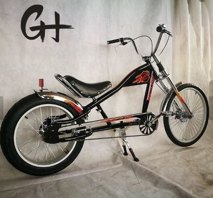 2020 24&quot;-20&quot; Single Speed OEM/ODM Made in Big Adult CE Chopper Bike met aluminium vork