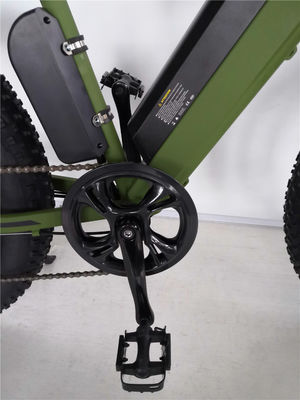 16.7 Ah Batterijcapaciteit Elektrische bergfiets voor volwassenen 26 inch dikke band ebike