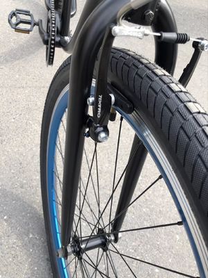 7 Speed City Bike met 24 inch Solid Tire en Aluminium Rim Material Opvouwbaar Design