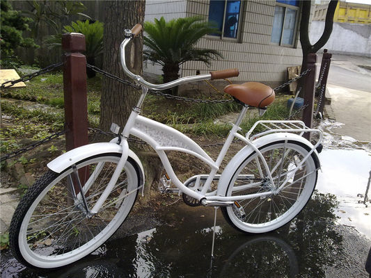 Custom logo volwassenen 26 inch single speed hybride fietsen voor vrouwen strand cruiser fiets
