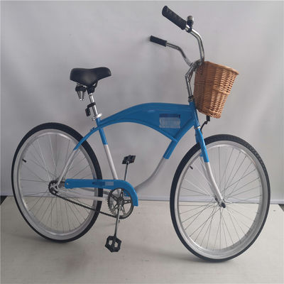Custom logo volwassenen 26 inch single speed hybride fietsen voor vrouwen strand cruiser fiets