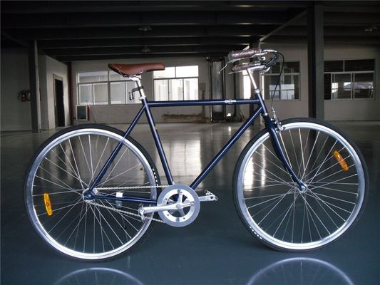 Lasco Volwassenen Mensen Single Speed Retro Bike Vintage 4130 City Bikes Hybride Chromoly Bikes 700*25C