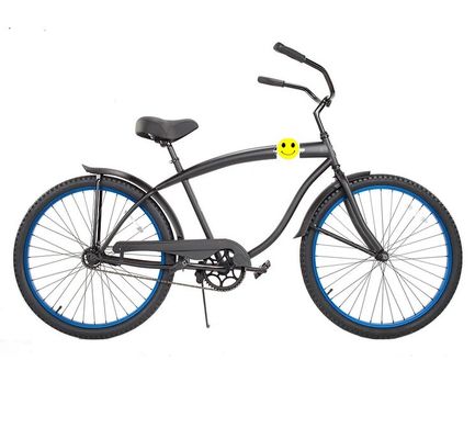 26 inch stalen frame hard frame 3 speed beach cruiser fiets voor volwassenen mannen en vrouwen