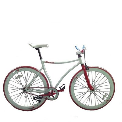 Customized CE Hi-Ten Steel Frame 700C Single Speed Fixed Gear Bike voor jongens