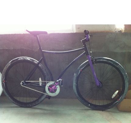 Customized CE Hi-Ten Steel Frame 700C Single Speed Fixed Gear Bike voor jongens