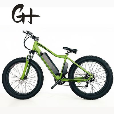 Amerikaanse markt 26&quot; 4.0 Fat Tire elektrische fiets met 48V 500W stroomtoevoer en 7 versnellingsbakken