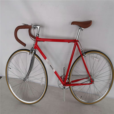 Chromoly Frame 700C Vintage Fixie Bike met dubbele V rembelasting tot 150 kg