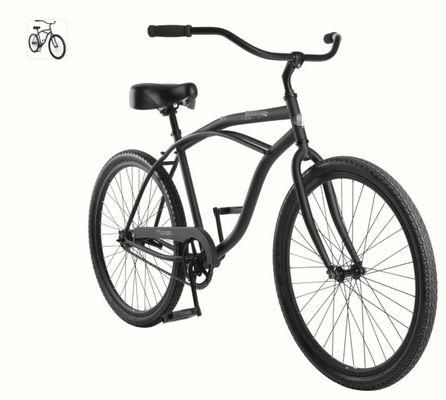 Pedaalrem 26" 1 snelheid mannen verhuur comfort single gear fitness beach cruiser fietsen
