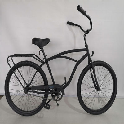 Pedaalrem 26" 1 snelheid mannen verhuur comfort single gear fitness beach cruiser fietsen