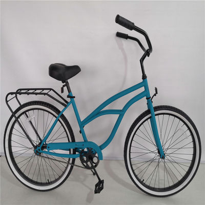 Pedaalrem 26" 1 snelheid mannen verhuur comfort single gear fitness beach cruiser fietsen