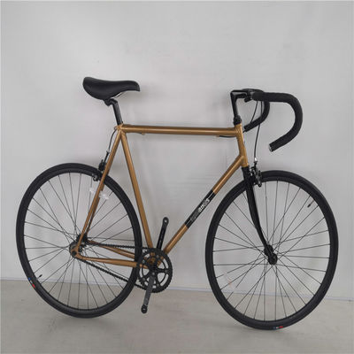 Retro Vintage 700C Single Speed Chrome Racing Cycle met KMC keten en Lasco Crank Set