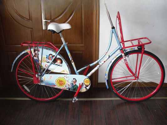 28 inch Old Man City Bike Classic Dutch Bike met Lugged Steel Frame en Double V Brake