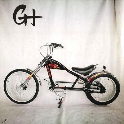 25.0 kg bruto gewicht 24&quot;-20&quot; Single Speed OEM/ODM Chopper Bike voor grote volwassenen gemaakt