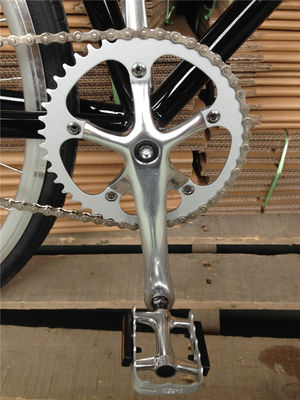 Vintage fixe versnelling fiets fiets voor volwassen wegraces 2023 Wellgo Pedal Lasco Crank Set