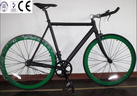 USA CE Track Fixie Fiets 700C Aluminium Frame OEM Single Speed met Aluminium Stem