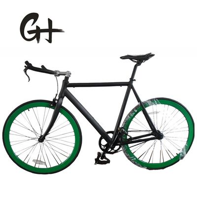 USA CE Track Fixie Fiets 700C Aluminium Frame OEM Single Speed met Aluminium Stem