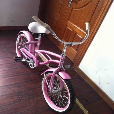 20&quot; Single Speed Coaster Brake Roze Amerikaans OEM Logo Mini Kid Klein Frame CE Meisje Beach Cruiser Fiets