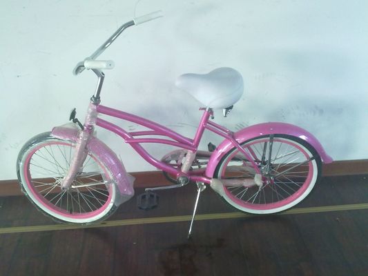 20&quot; Single Speed Coaster Brake Roze Amerikaans OEM Logo Mini Kid Klein Frame CE Meisje Beach Cruiser Fiets