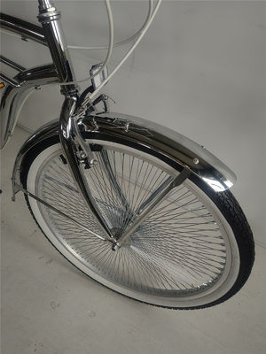 26 inch Aluminium Frame Mens Adult Beach Cruiser Bike met 7 Speed Shimano Derailleur