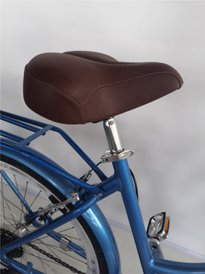 26 inch Aluminium Frame 7 Speed Vintage Beach Cruiser Bike met achterste drager
