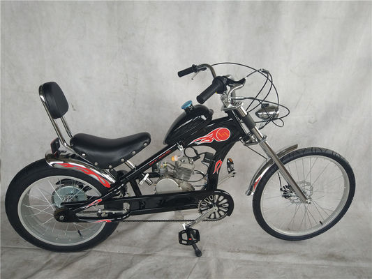 Max. snelheid 40km/h 80cc gemotoriseerde benzine gas motor set voor chopper fietsen 2 slag