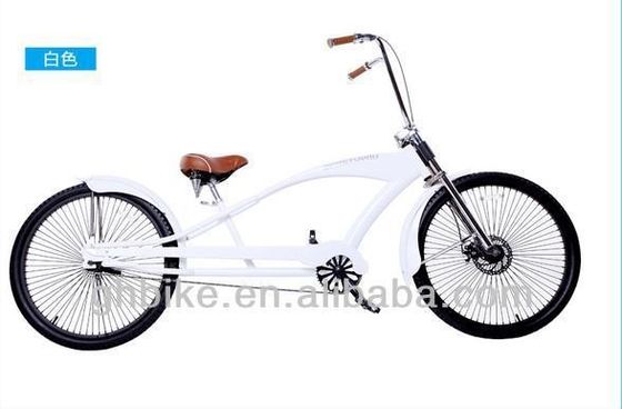 26' Long Frame Chopper Beach Cruiser Bike met legeringspedaal en staalvork