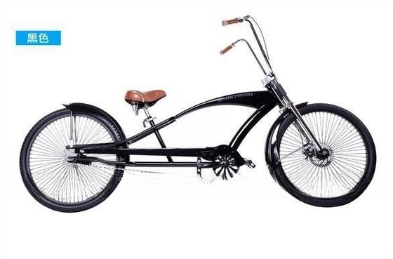 26' Long Frame Chopper Beach Cruiser Bike met legeringspedaal en staalvork