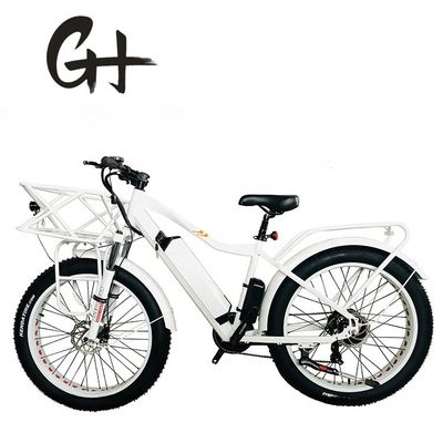 26&quot; 4.0 Big Snow Fat Tire Elektrische fiets met schijfrem en 1000W 48V 17AH achterste BaFang motor