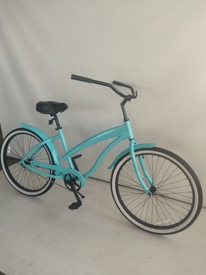 26&quot; Aluminium frame Single Gear Hybrid Beach Cruiser Bike 2024 Niet-achterafdempende