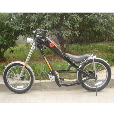 20 inch staal materiaal frame chopper fiets met F schijfrem en R coaster rem